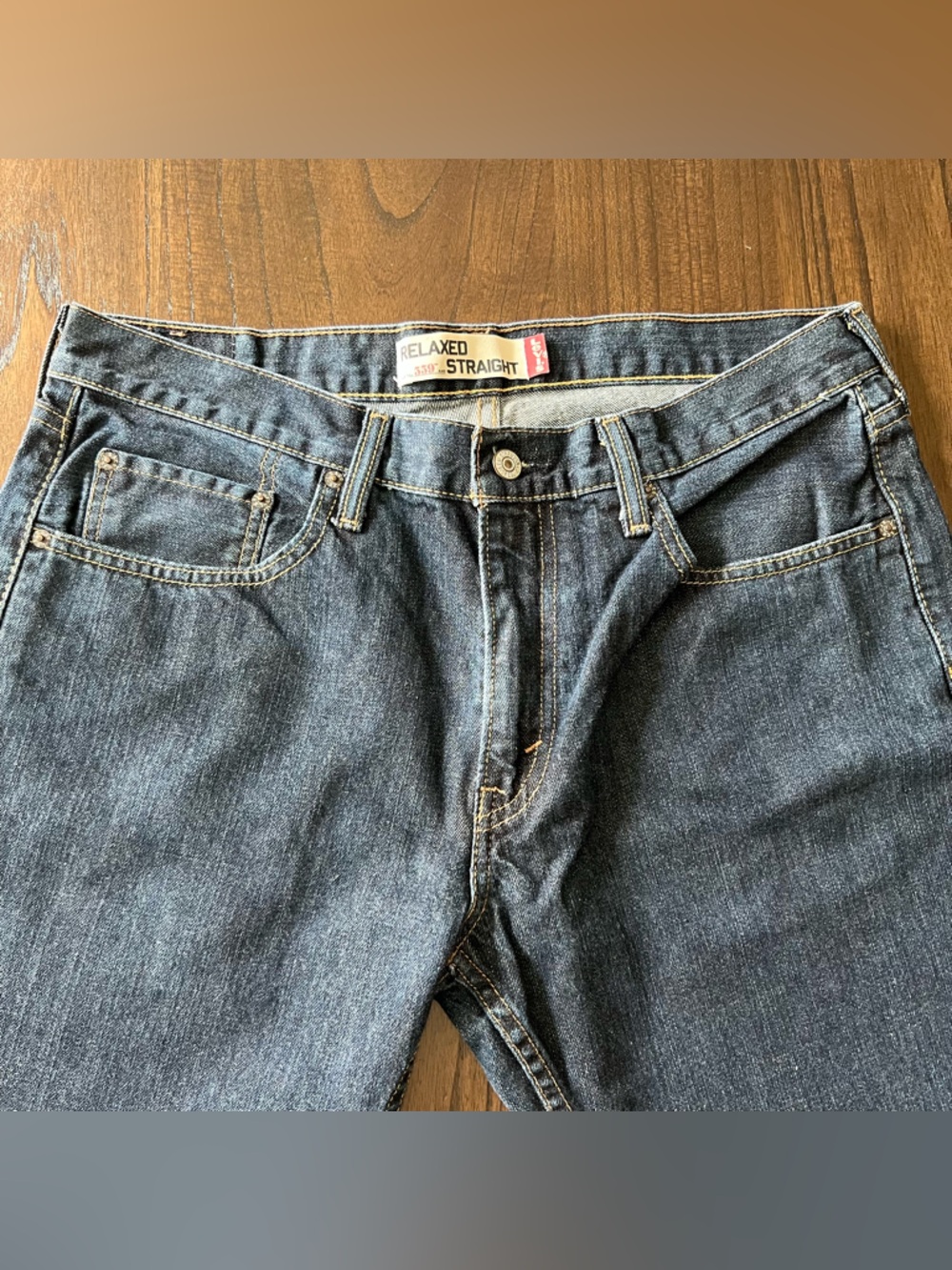 Levi's 559 Men's Indigo “Relaxed Straight” Jeans - 34/30 - Picture 2 of 10